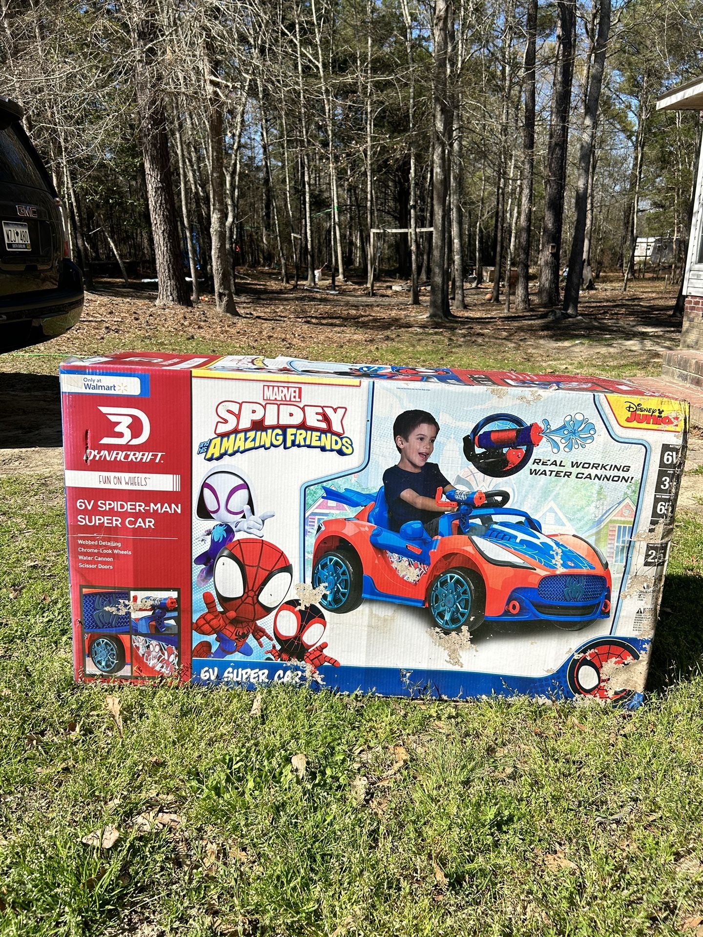 SpiderMan Kid Car