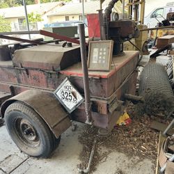Hot Tar Kettle Trailer