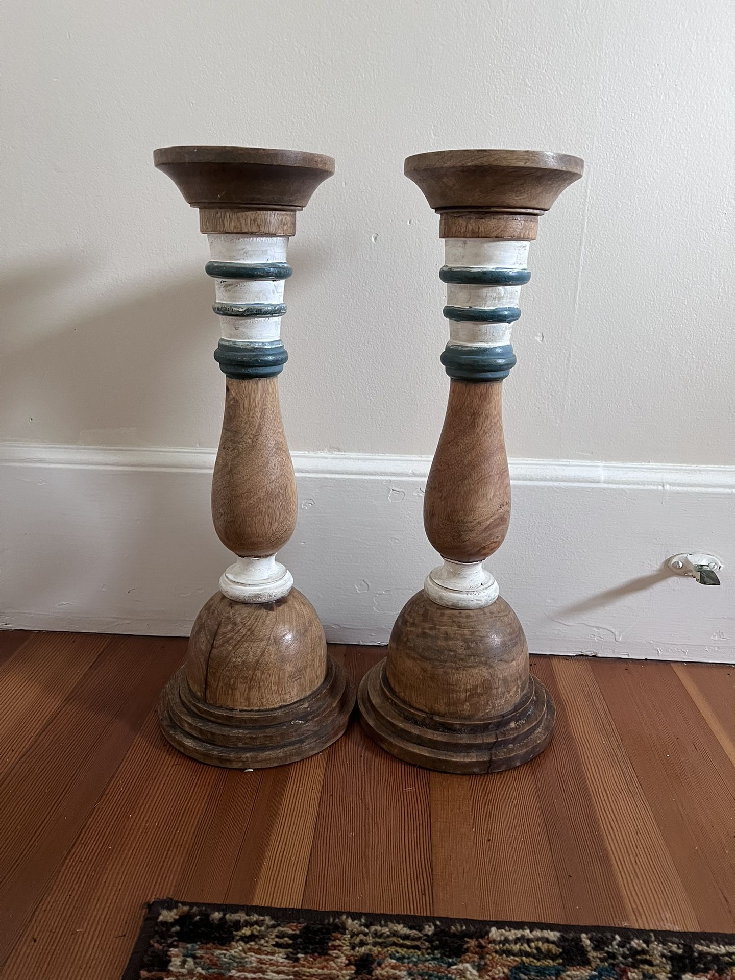 Wood Candle Holders Made In India