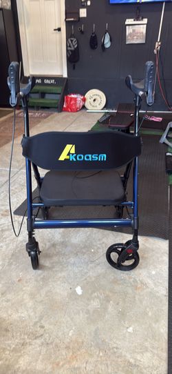 Walker with chair