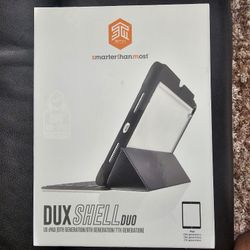 STM Dux Plus Duo for iPad Case 9th/8th/7th Gen 10.2-inch ipad case, Maximum Drop Protection & Clear Back, Storage for Apple Pencil or Logitech Crayon