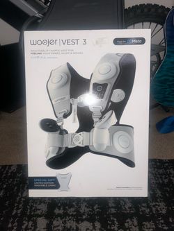 Cash Only – White Woojer Vest 3 Haptic Gaming Vest with Box & Charger – Upland