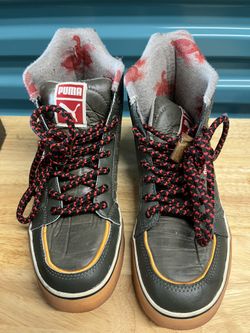 Puma High Top Green Size 7M