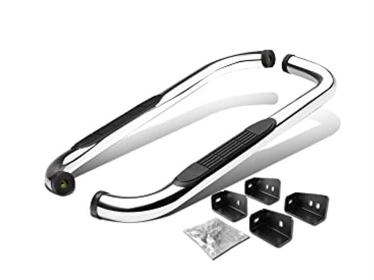 Ram 09-18 1500 Standard Cab 2-Door Dodge Ram 10-20 2 Standard Cab 2-Door oval tube running boards Ram 09-18 1500 cabina estándar de 2 puerta