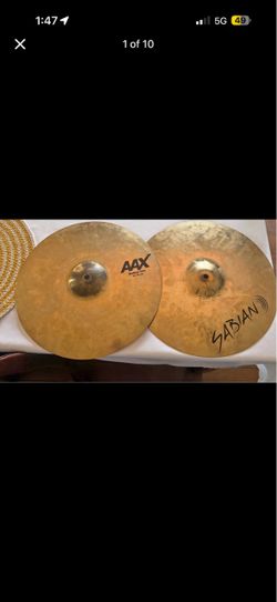 Sabian AAX Medium Hats Cymbal Pair