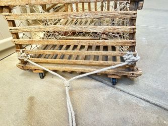 Vintage lobster cage