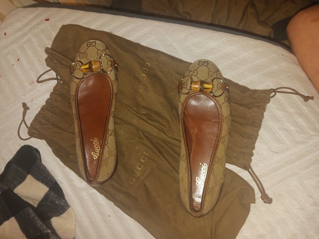 Gucci Bamboo Flats