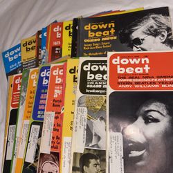 VTG DOWN BEAT JAZZ SOUL MAGAZINE GROUP 1968 ISSUES (COMPLETE YEAR?) Music