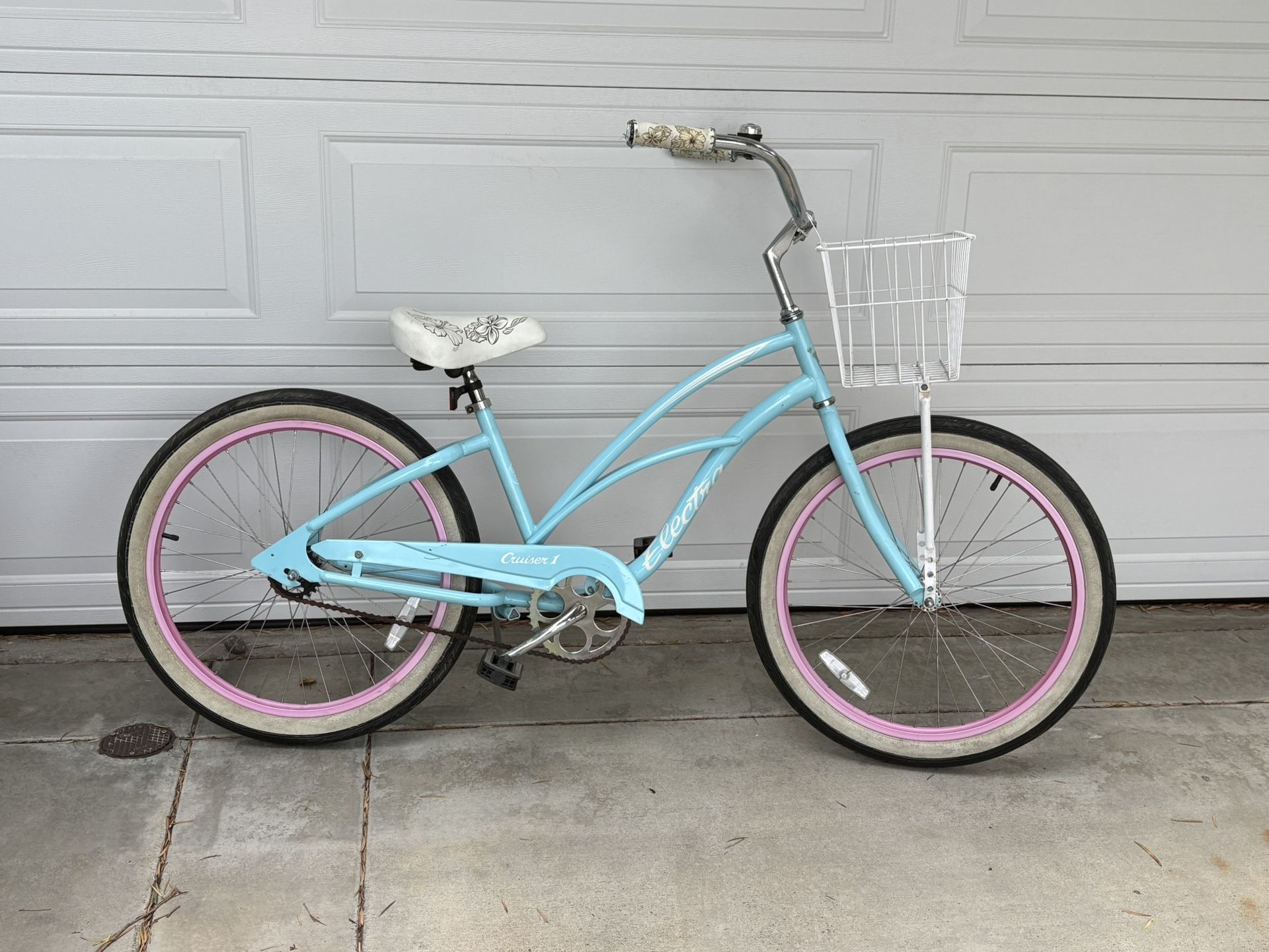 Beautiful Sky Blue Electra Beach Cruiser 24” Wheels