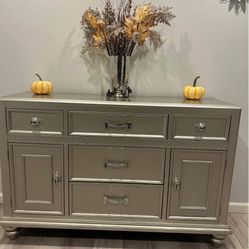 Silver Cabinet Buffet 