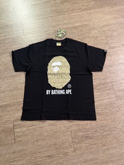 BAPE A Bathing Ape Black Graphic T-Shirt