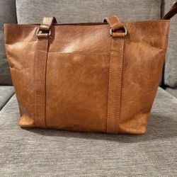 Genuine Leather Tote With Lining