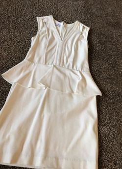 White Bebe dress
