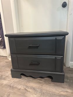 Modern Grey Nightstand