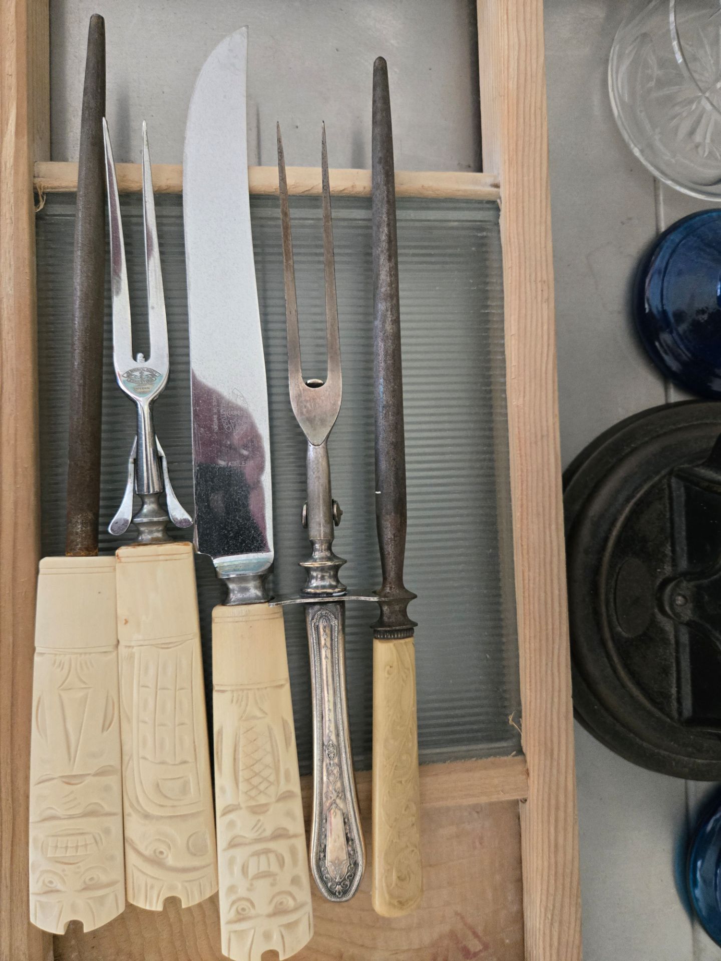 Assorted Carving Knife and fork Made in Sweden