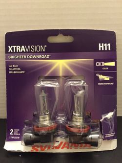 Sylvania H11 XtraVision Headlight Contains 2 Bulbs