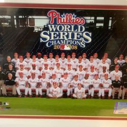 Phillies World Series Champions Picture Hanging