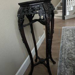 19th Century Chinese Carved Vase Stand