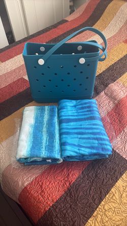 Rubber Beach Bag Set