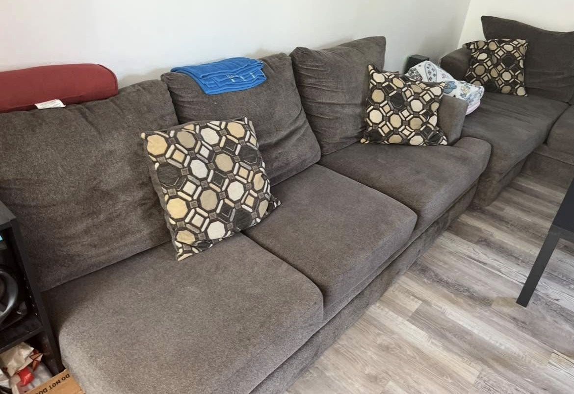 Sectional Grey Couch