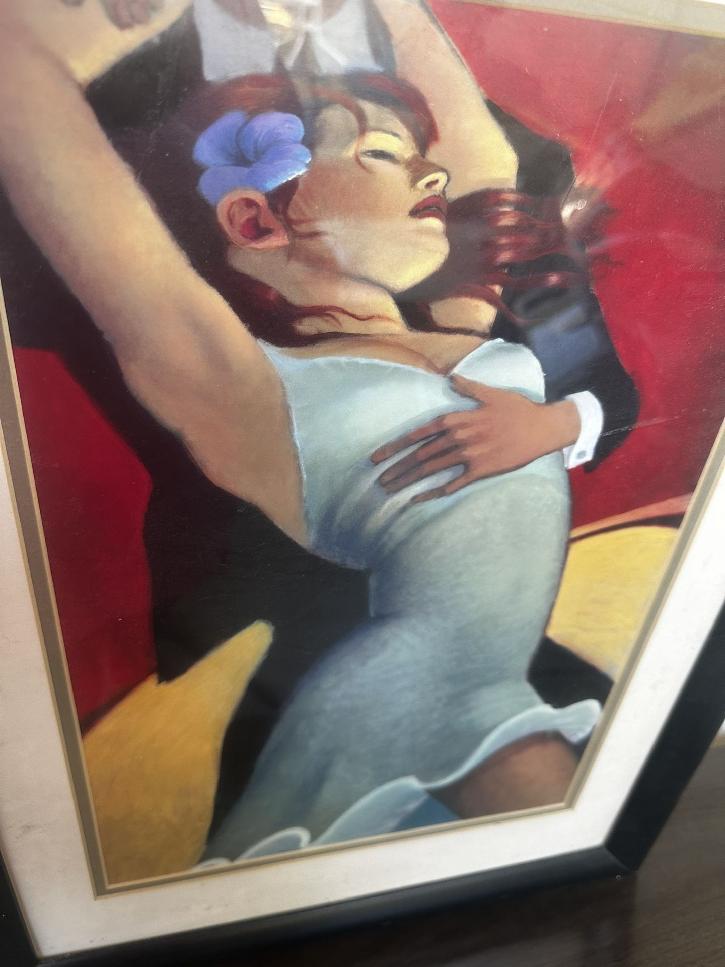 Bill Brauer Framed Art Print "Scarlet Dancer"