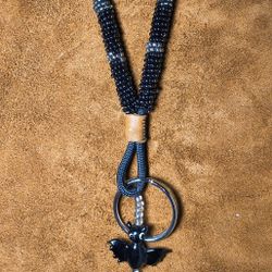 Beaded Halloween Keychain 