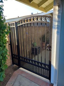 Iron Gate And Fence