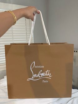 Christian Louboutin Shopping Bag Empty Designer Bag