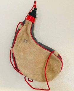 Vintage Tan Traditional  Bota Wineskin