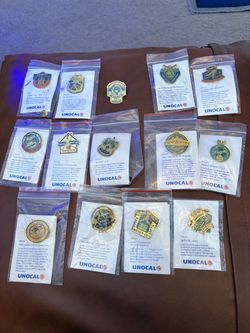 Dodgers Unocal Pins