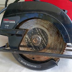Sears Craftsman 7.25" Circular Saw Double Insulated 5000 RPM