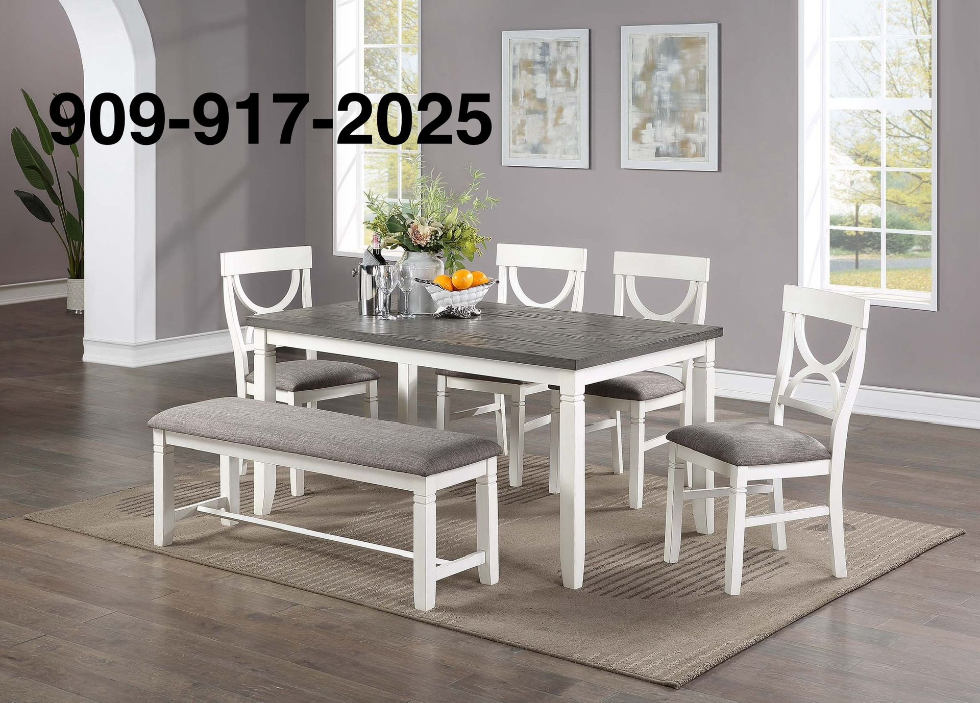 2 COLOR OPTIONS. 36x60 DINING TABLE SET