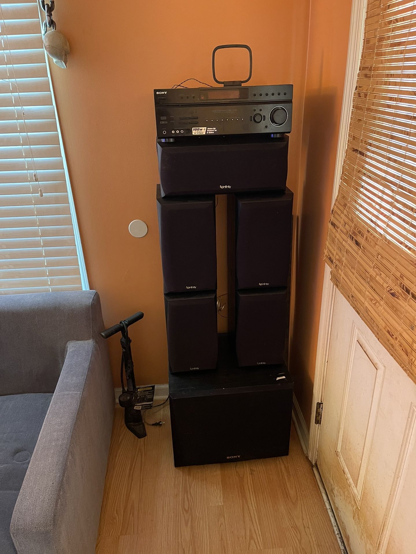 Stereo Receiver And Speakers