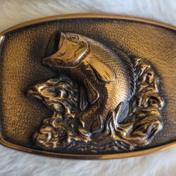 Vintage Belt Buckle.   Bass . Made In USA