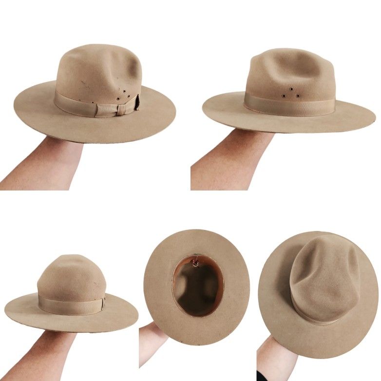 Rare 1900s John B. Stetson Company Nutria Quality Made in Rare 1900s John B. Stetson Company Nutria Quality Made in