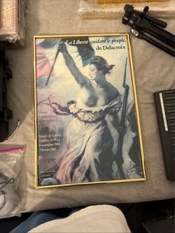 Delacroix Liberty Guiding the People Framed Poster