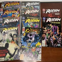 Lot Of 10 DC Comics Robin