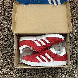 adidas Gazelle 'Scarlet White' | Red | Men's Size: 9.