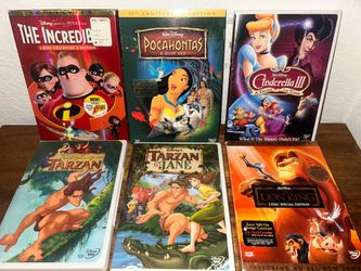 11 Disney Dvds