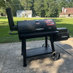 Char-Griller Grand Champ Charcoal Grill and Offset Smoker