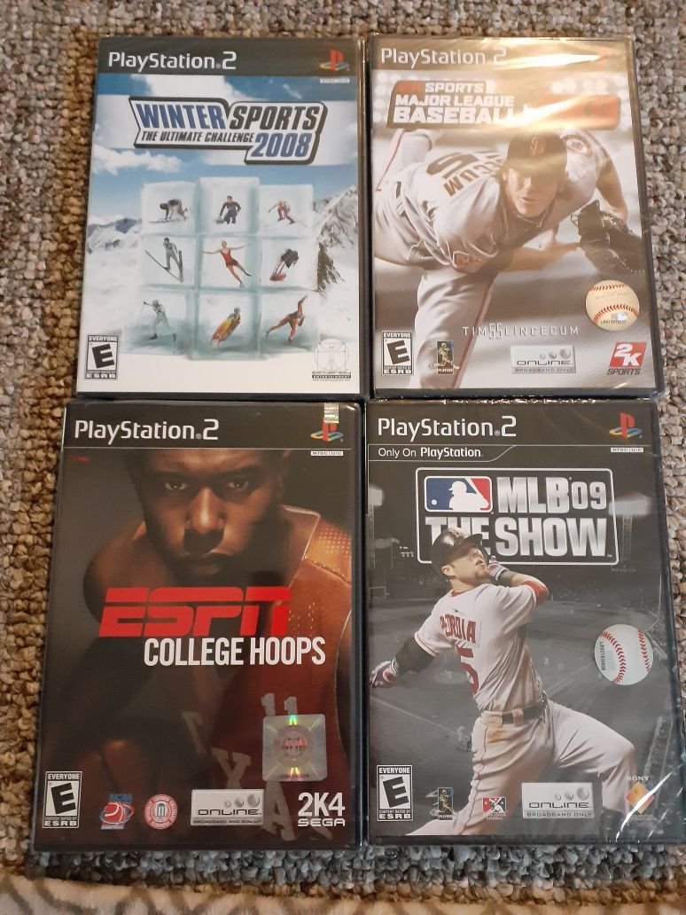 Sealed ps2 games
