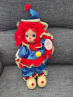 Clown Porcelain Doll