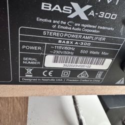 Emotiva BasX A-300 Stereo Power Amplifier 