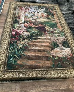 Big woven tapestry 77”x52”