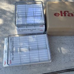 Brand New Elfa Gliding Shoe Shelves
