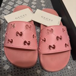 Gucci Pink slides