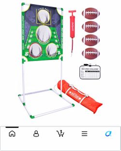 Redone challenge football toss