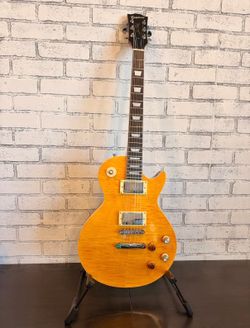 Custom Kirk Hammett Greeny Les Paul Replica Guitar with Case