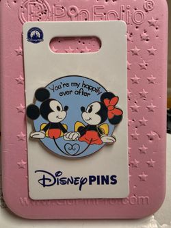 Minnie and Mickey happily ever after pin