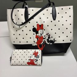 Kate Spade Disney Tote And Wallet